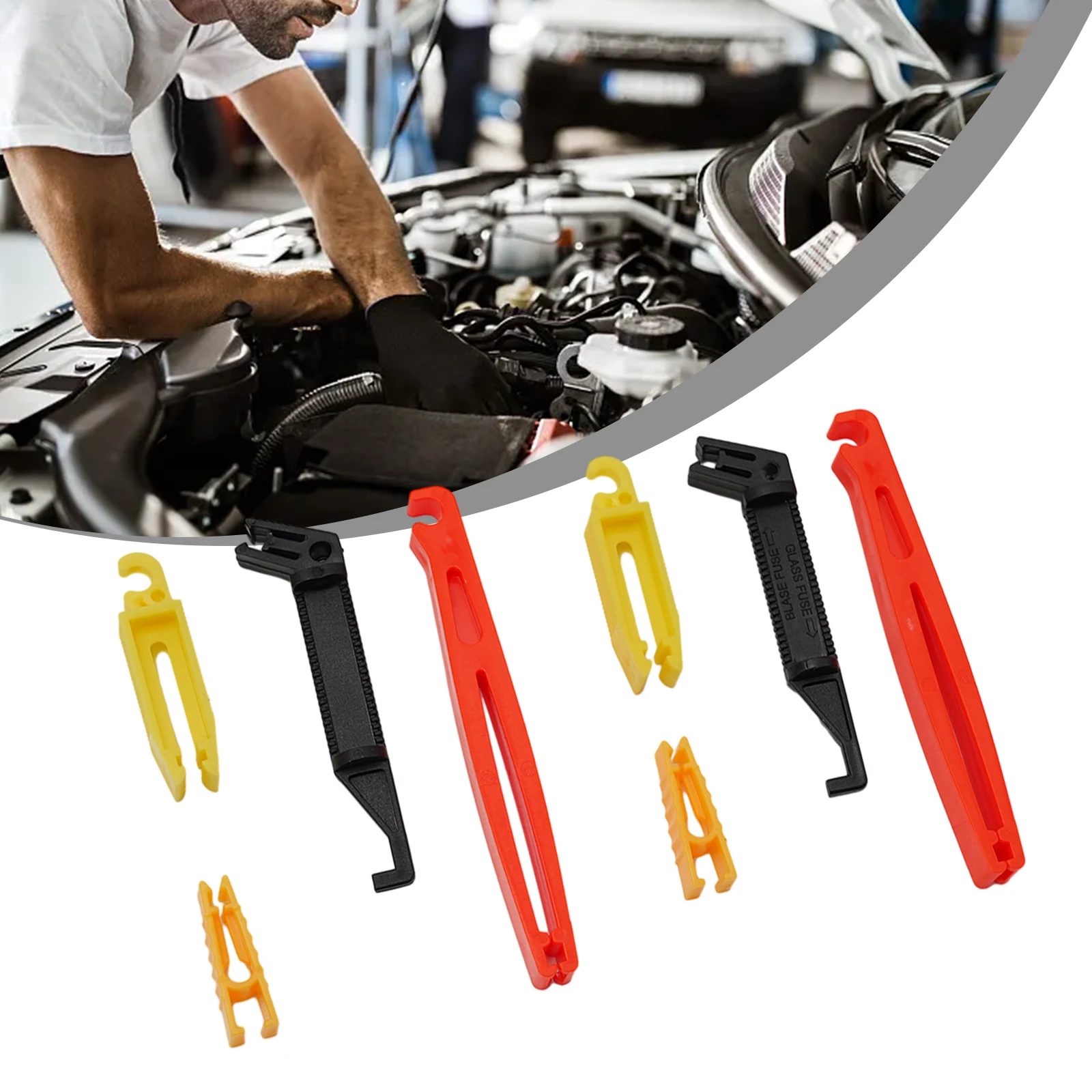 

Fuse Puller Car Clips Practical Remove 6x30 Fuse 8 Pieces New Plastic Car Accessories Fuse Clip Automobile Fuse Puller