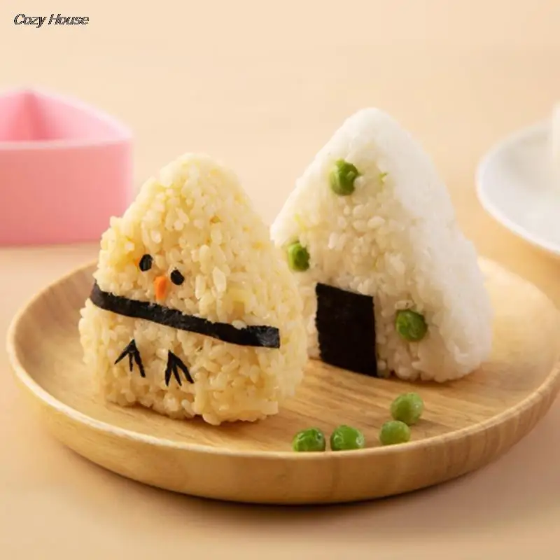 1PC/Set DIY Sushi Mold Onigiri Rice Ball Food Press Triangular Sushi Maker