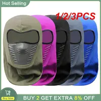 1/2/3PCS Outdoor Mask Hat Riding Dustproof Thickened Fleece Riding Mask Riding Equipment Windshield Winter Hood Windproof 1