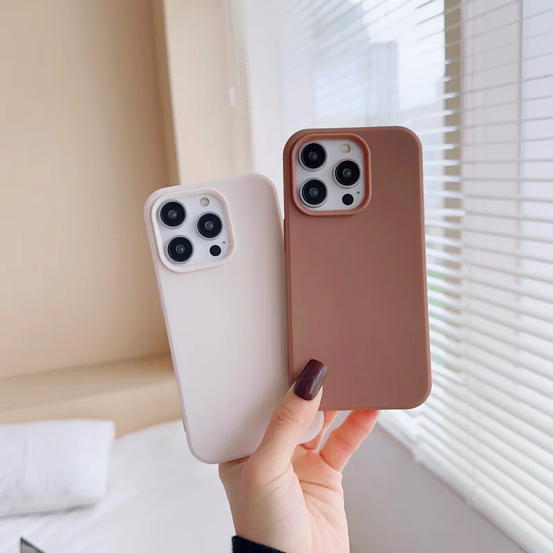 Vibrant Silicone Shockproof Phone Case - Soft Matte Finish