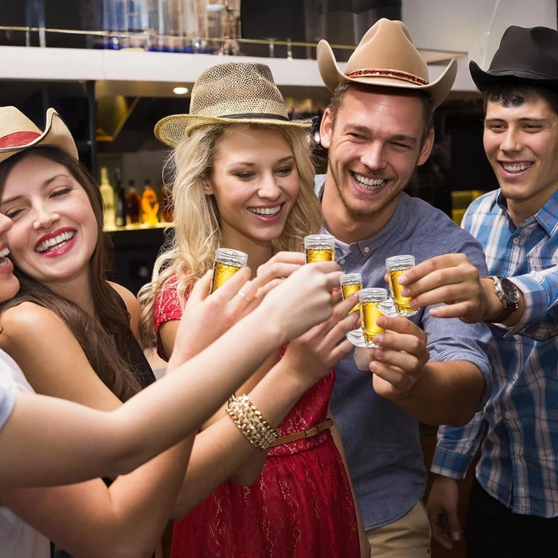 10pcs Mini Boot Shot Glasses Cowboy Boot Clear Plastic Cups Adult Birthday Party Decoration Wedding Bachelorette Party Supplies