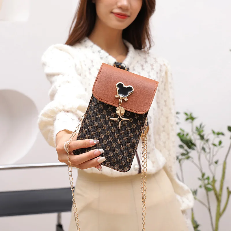 Women Purse Bags Soft Leather Wallets Cell Phone Purse Crossbody Shoulder Strap Handbag for Female Cheap Women's Bags