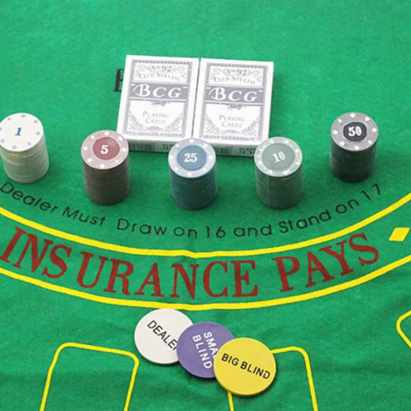 Clay Poker Chip Set Casino Ceoins Poker Metal Entertain Coeins Dollar Monte Carlo Chips Card Decks Chips Chip Holder Tin Storage 4