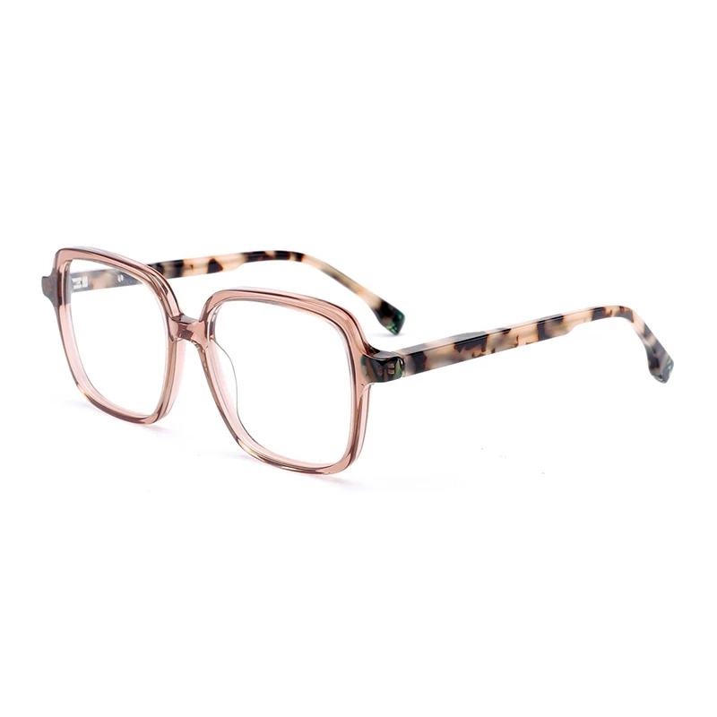ZENOTTIC Moderne sechseckige Brille für Damen, Acetat-Rahmen, minimalistischer geometrischer Stil, leicht, bequem, verschreibungspflichtig – Detail 6
