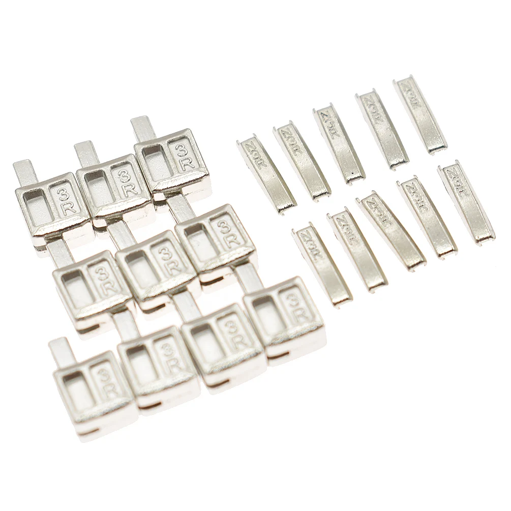 3# Metal Repair Zipper Stopper DIY Sewing Zipper Accessories for Clothes 10 Sets zipper repair kit zipper accessories