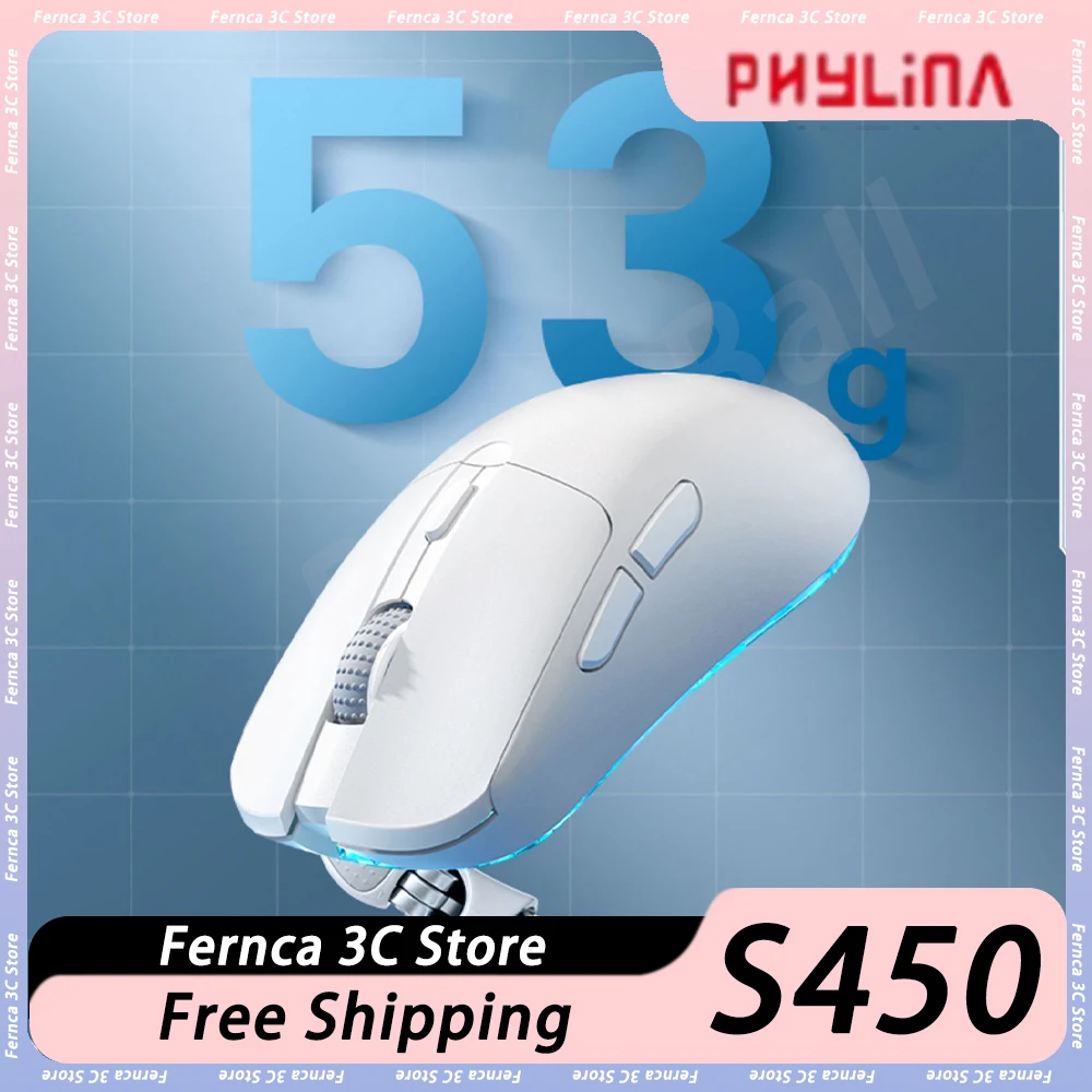

Беспроводная мышь Phylina S450, 2,4 ГГц, Paw3395