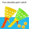 Outdoor Kids Fun Ejection To Catch a Ball Launch Throwing Toy Pinball Sense Training Equipment Pair for Toys Parent-Child 5