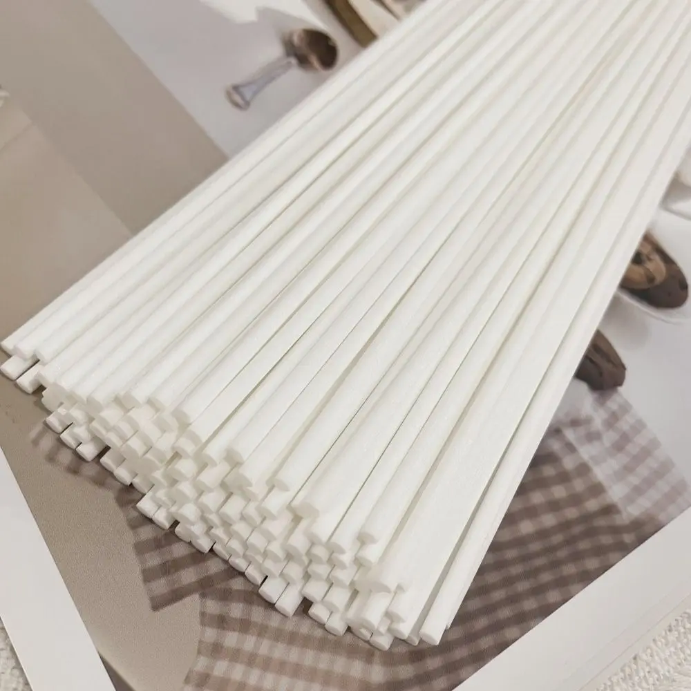 1000PCS 3MM X L10/20/22/23/25/30CM White Fiber Rattan Sticks Home Living Fragrance Decoration Essential Oil Diffuser Reed Sticks