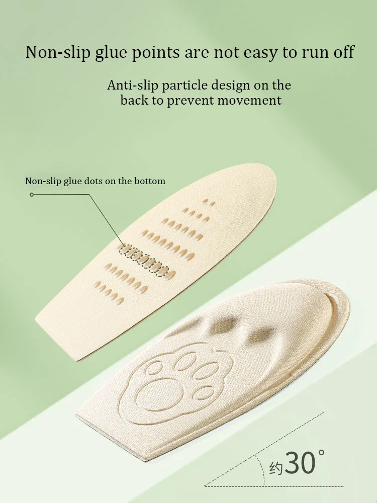 High Heels Forefoot Pads Foot Pad Half Insoles Shoes Non-slip Anti-pain Pain Relief Care Shoe Size Reducer Inserts shoe insoles forefoot pads forefoot cushion