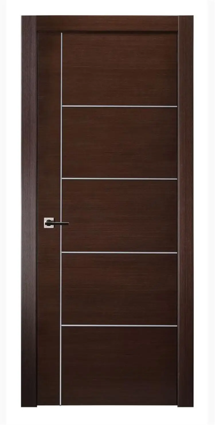 Latest design wood doors  plywood door design China manufacturer 4