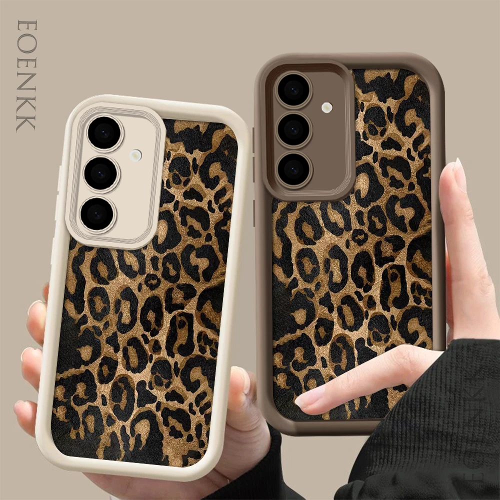 Leopard Print Anti-Fall Soft Phone Case