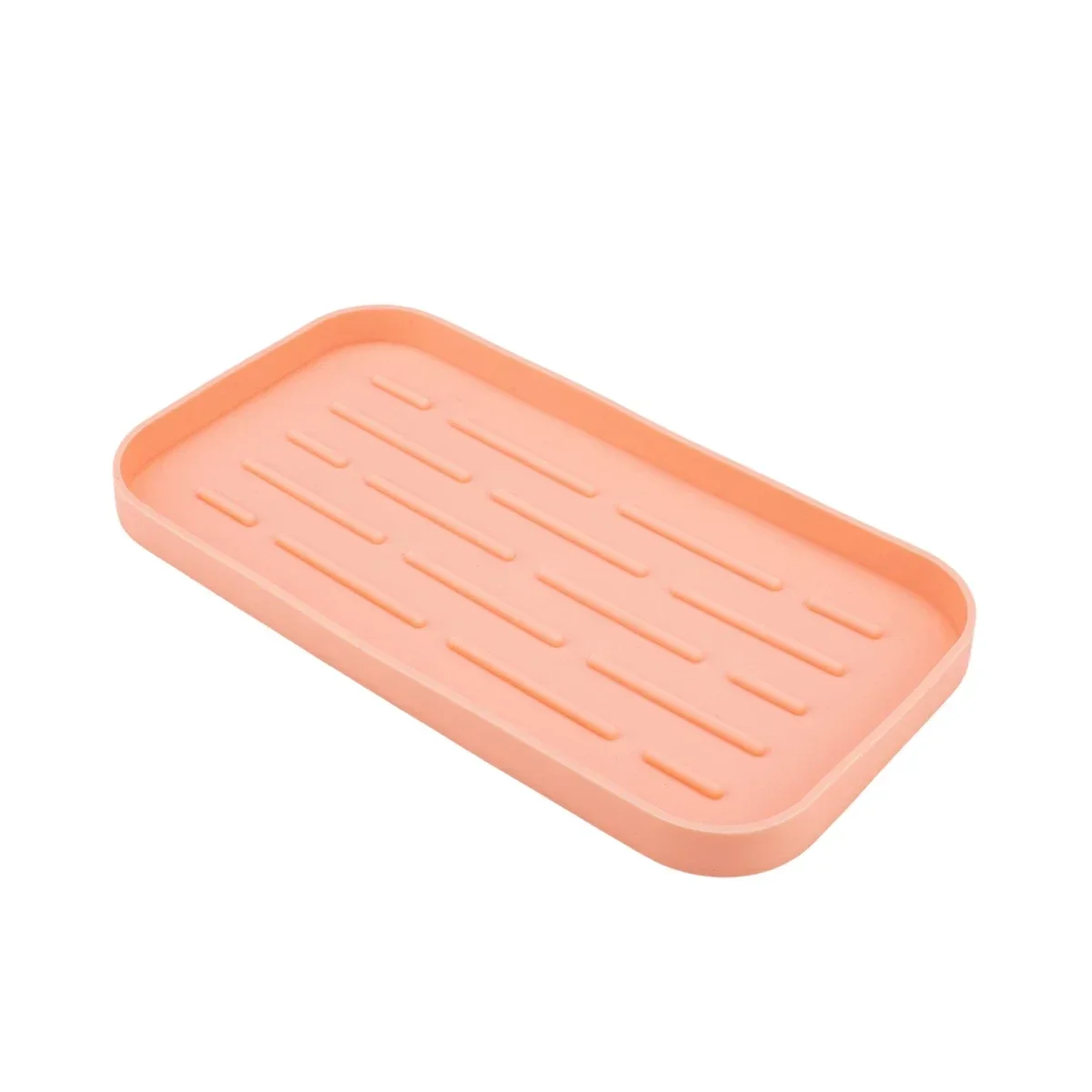 Silicone Drain Tray For Tableware Water Cup Fruit Vegetable Kitchen Sink Organizer Storage Tray Sponge Holder Soap Dispenser