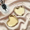 1pc Heart-shaped Jewelry Storage Tray, Stainless Steel Jewelry Storage Tray 2