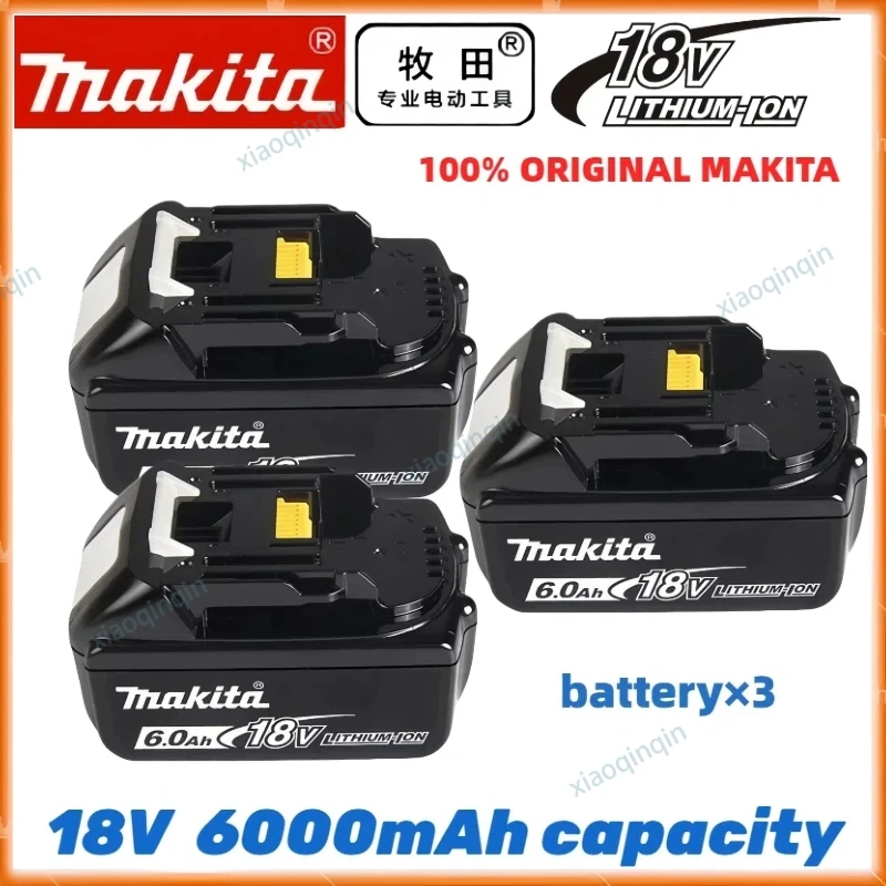 

NEW 9Ah/6Ah/5Ah Makita 18V Battery BL1860B BL1815 BL1850 BL130 BL1840 Rechargeable li-ion Battery for Makita 18V power Tool