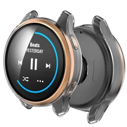 Crystal Clear TPU Protective Case - Soft Silicone Shell for Smartwatch Accessories (Transparent)