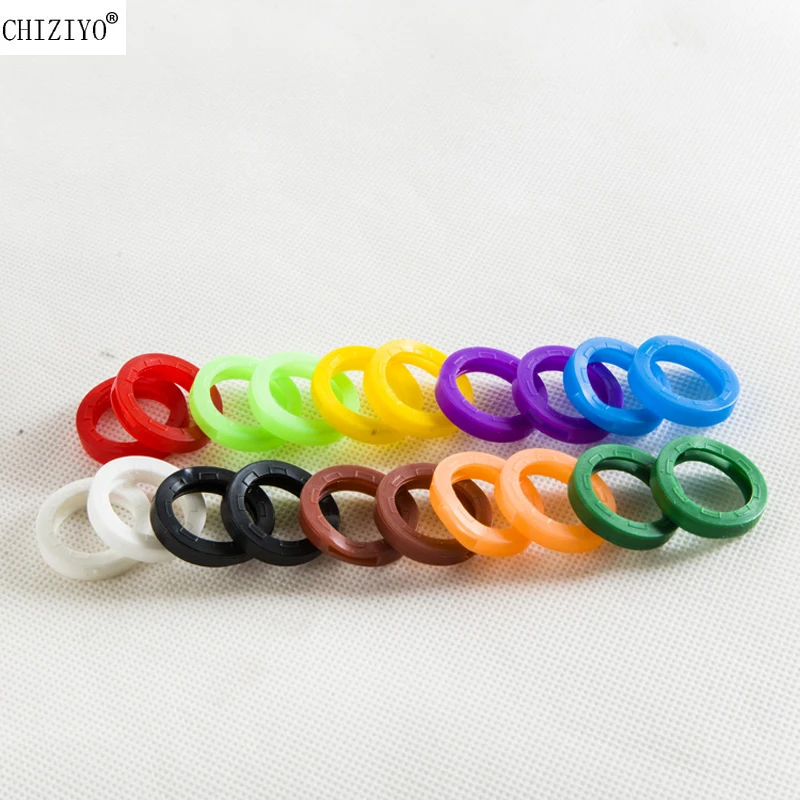 Key Case Cover 10pcs Hollow Silicone Key Cap Covers Topper Keyring