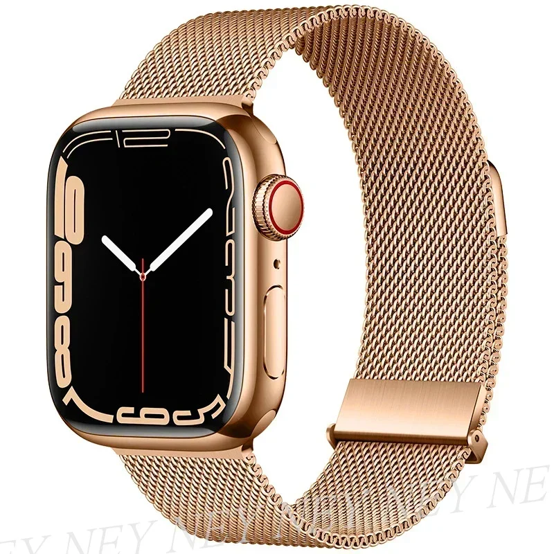 Elegant Milanese Loop Metal Watch Band Strap