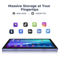 Tablette DOOGEE U10, écran HD 10,1 pouces, Android 16, 16 Go de RAM, 128 Go de ROM, batterie de 5060 mAh, Widevine L1, WiFi6, 8MP+5MP, tablette PC 4