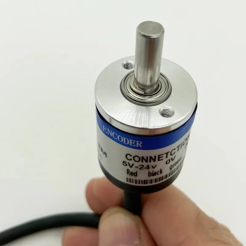 

5pcs Free Freight Incremental Photoelectric Rotary Encoder Small External 30mm/25mm Shaft Diameter 6mm Ab Two-Phase