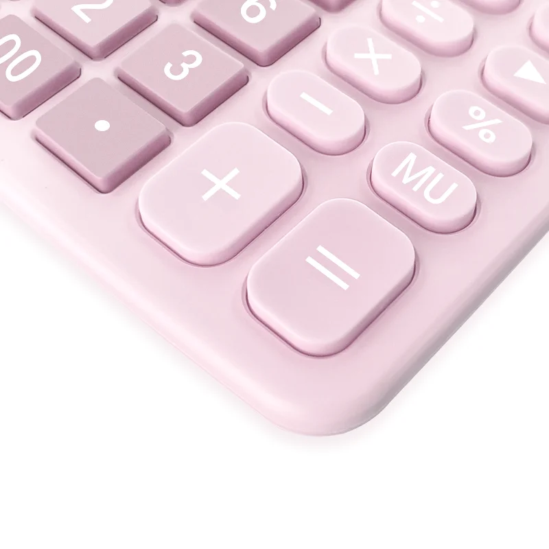 Electronic Calculator 12 Digits Electronic Calculator Solar Calculator Dual Power Supply Home Office School Financial Accounting