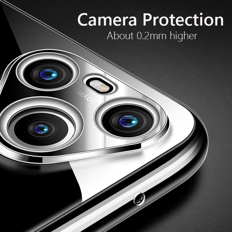 Slim Soft TPU Clear Transparent Phone Case Cover