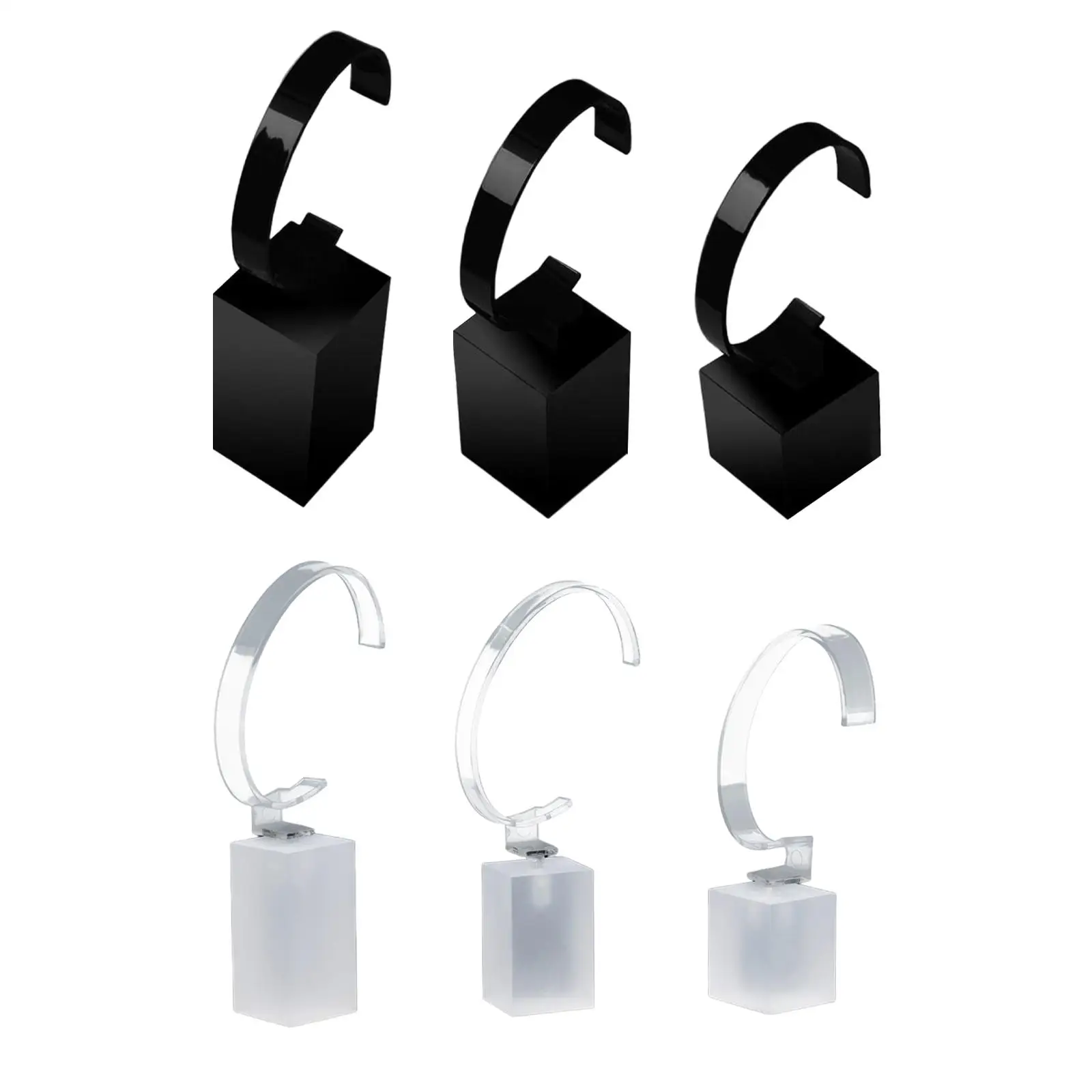 

Watch Display Rack Multipurpose Storage Home Decor C Shaped Watch Holder Single Watch Stand for Vanity Dresser Store Desktop