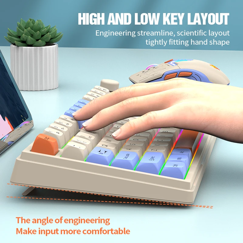 Premium Dual-Mode-Tastatur-Maus-Kombination (2,4 GHz + Bluetooth) / Wiederaufladbare Tastatur mit Display und Drehknopf | Private Mold_voghion.com