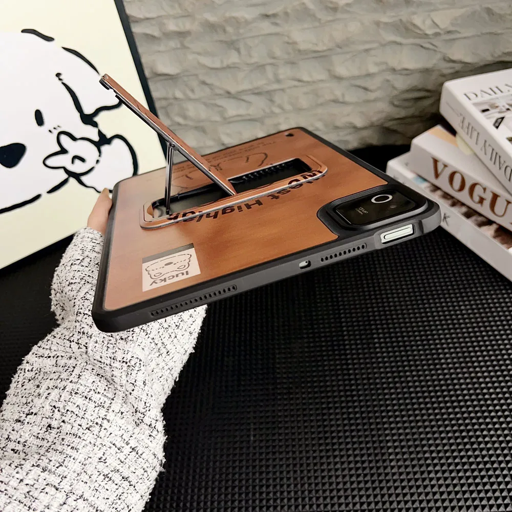 Versatile Tablet Case with Integrated Stand and Durable PC+TPU Shell