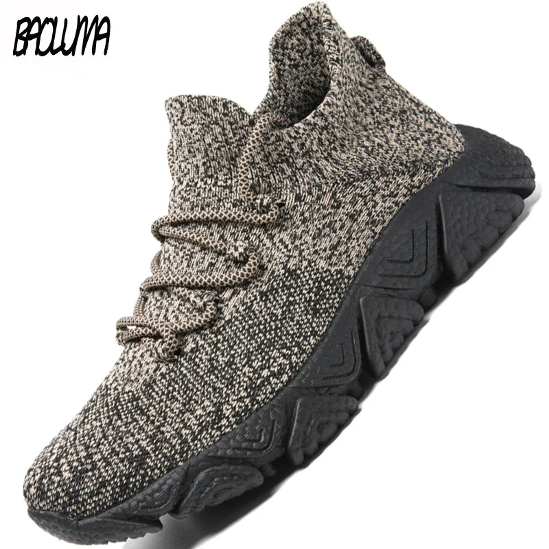 Running Sneakers Summer Men's Running Sneakers Soft Non-slip Moccasins Breathable Light Walking Sneakers