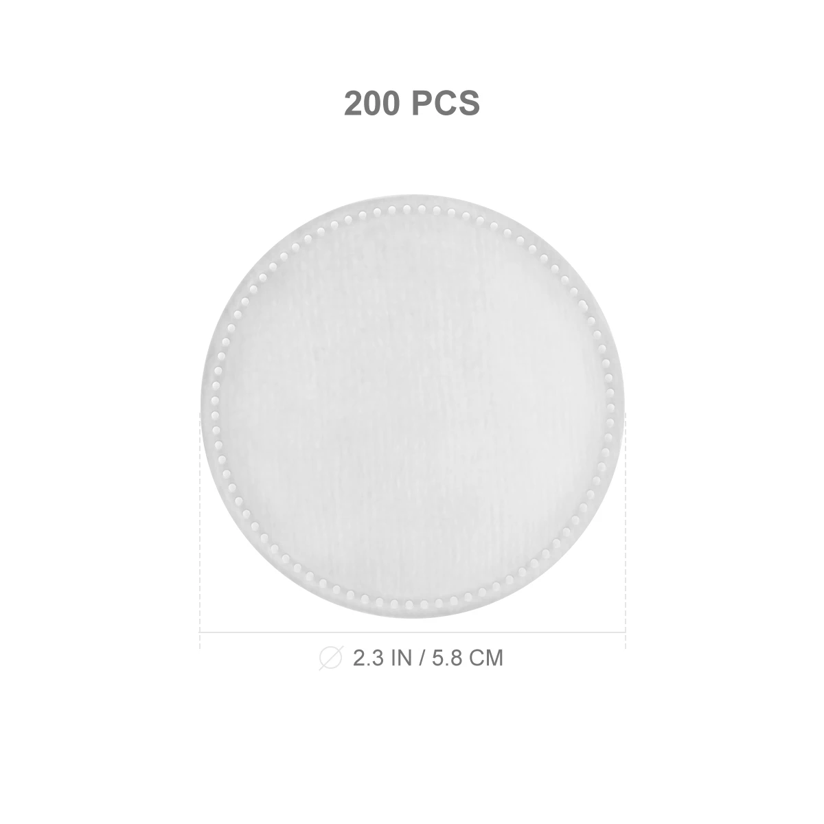 Disposable 100/200Pcs Facial Make Up Cotton Pad Soft Absorbent for Makeup Removal Daily Cleansing Beauty Salon Essential Tool 4