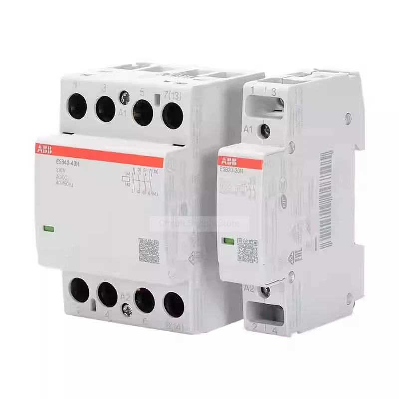 ABB 건물용 접촉기 ESB 시리즈 ESB20-20 ESB25 ESB40 ESB63 ESB100 AC 접촉기 및 DC 접촉기 호환