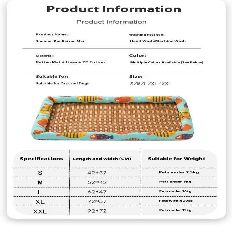 Cool Summer Pet Mat For Dogs And Cats Waterproof Cooling Bed_voghion.com