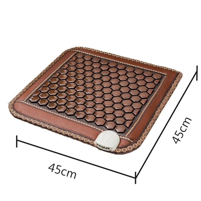 Jade Tourmaline Mattress Massager Sitting Cushion With Smart Timer Remote Controller Constant Temperature Heating Pad 6