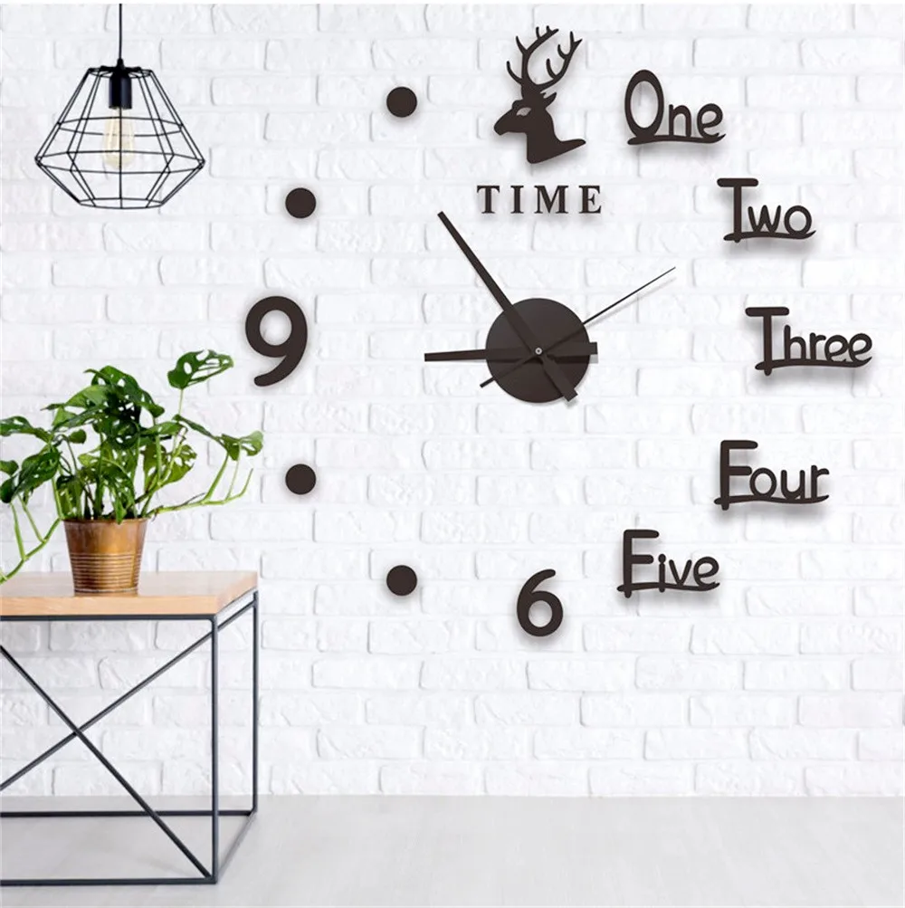 Luminous Wall Clock Large Watch Horloge Murale 3d Diy Acrylic Mirror Stickers Quartz Duvar Saat Klock Modern Mute Alarm Clock wall clock 3d wall clock 3d number wall clock