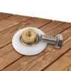 Bathroom Glass Door Runner Sliding Shower Door Roller Wheel Plastic Swivel Caster Wheels for Translating Glass Door In Bathroom 2