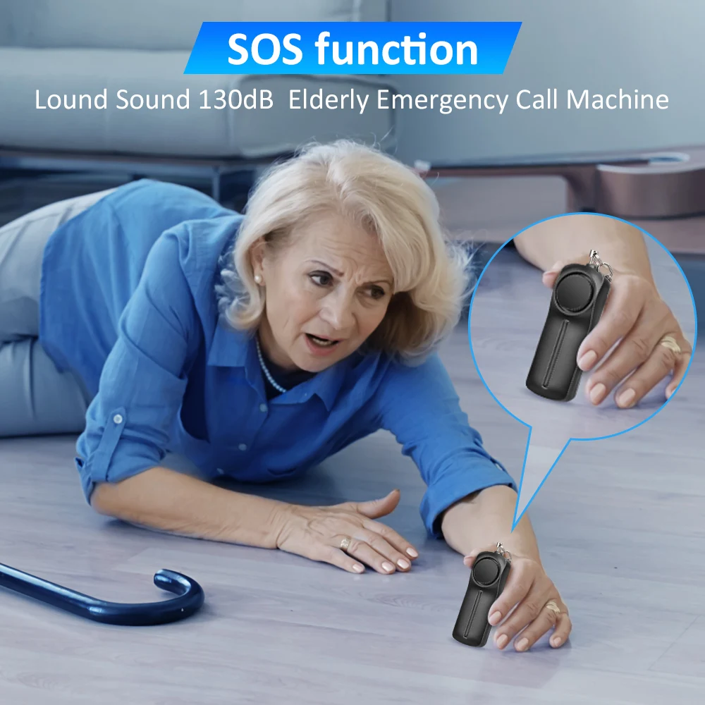 Personal Security Alarm - 130dB Loud Keychain Alert for Self Defense and Safety