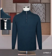  Billionaire Sweater Cashmere men's 2023 autumn winter New Business Casual warm Long sleeve elastic zipper fashion big size M-4XL 