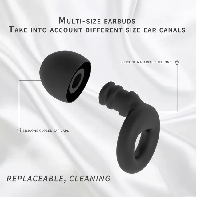 Silicone Earplugs for Swimming Sleep Noise Cancel Noise Reduction-Soundproof Reduce Disturbances -Quality loop Earplugs 3 Silicone Earplugs for Swimming Sleep Noise Cancel Noise Reduction-Soundproof Reduce Disturbances -Quality loop Earplugs 3