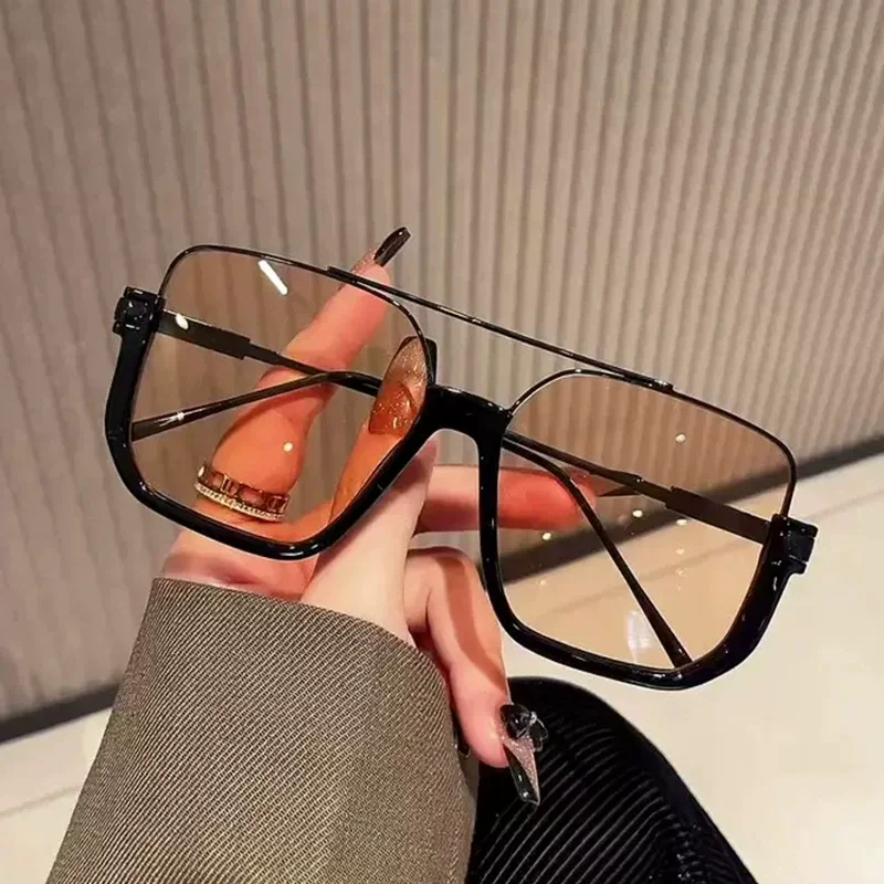2025 New Vintage Oversized Sunglasses Fashion Men Women Square