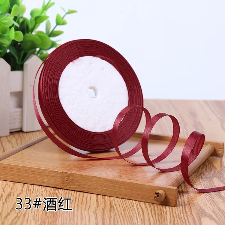 Vibrant Multi-Color Satin Ribbon Collection for Gift Wrapping & Festive Decor