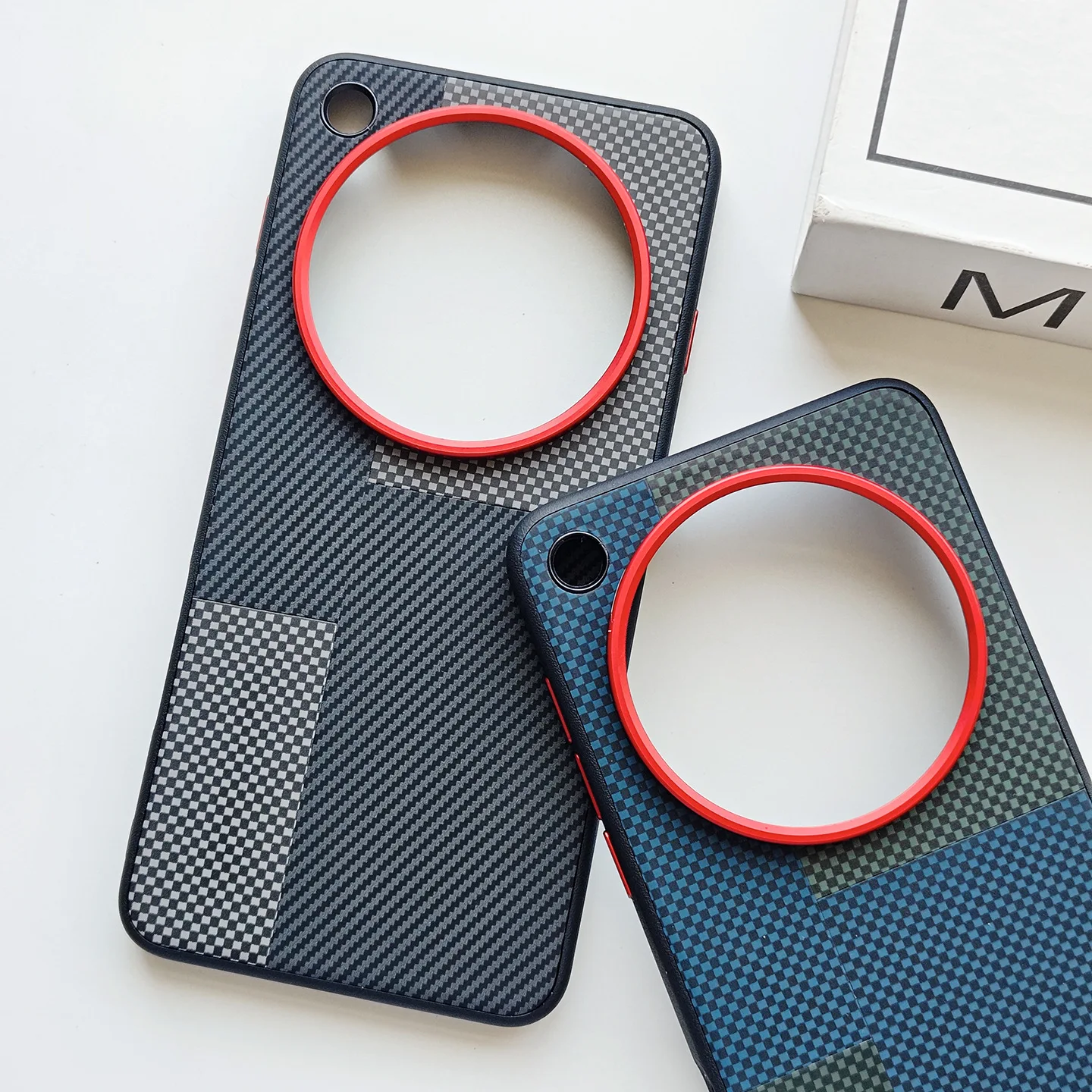 Kevlar-Textured Leather Anti-Drop Anti-Scratch Shockproof Case