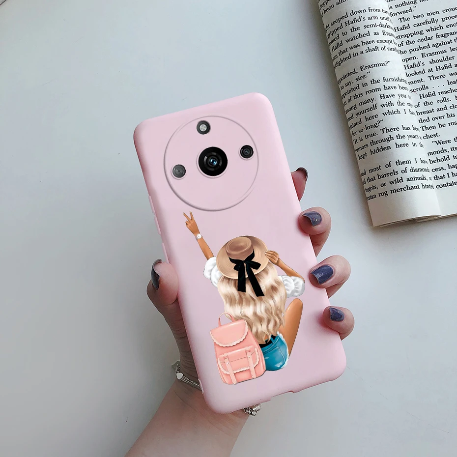 Stylish Pretty Girl Soft TPU Phone Case - Realme 11 Pro+ Collection