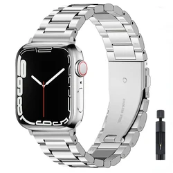 Premium Stainless Steel Bracelet for 42mm-44mm-45mm-49mm (Silver and tool)