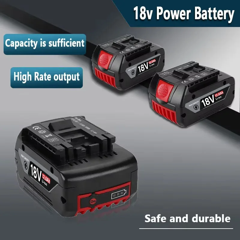 2026 new for BOSCH 18V Battery BAT609 BAT609G BAT618 BAT618G BAT614, 12.0Ah 10.0