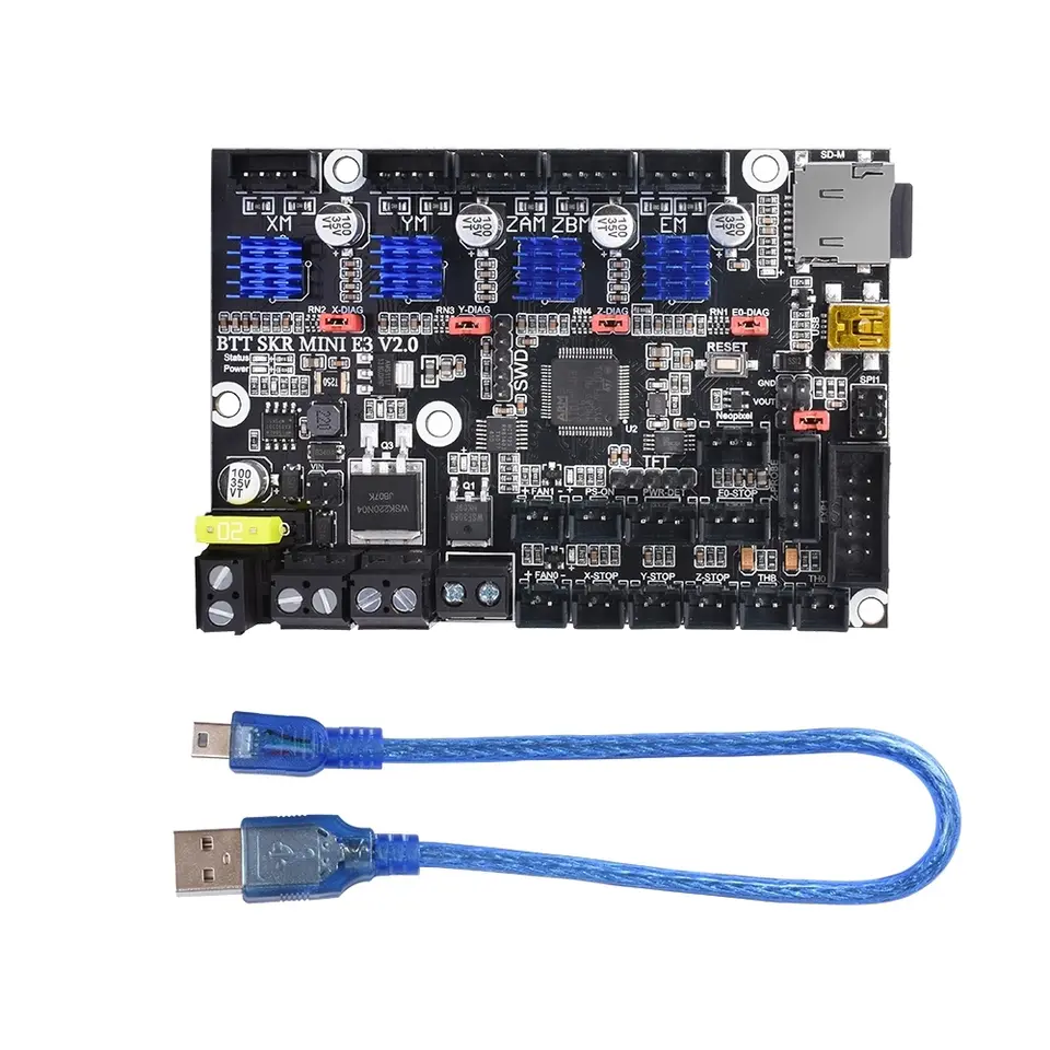 BIGTREETECH SKR MINI E3 V3.0 3D Motherboard MINI E3 V2 TMC2209 3D Printer Accessories For Ender 3 Upgrade BTT SKR V1.4 Turbo image 4
