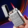 Portable Metal Induction Ignition Cigarette Lighter Men's Boutique Gift Butane Gas Lighter Windproof Lighter Unusual Lighters 3