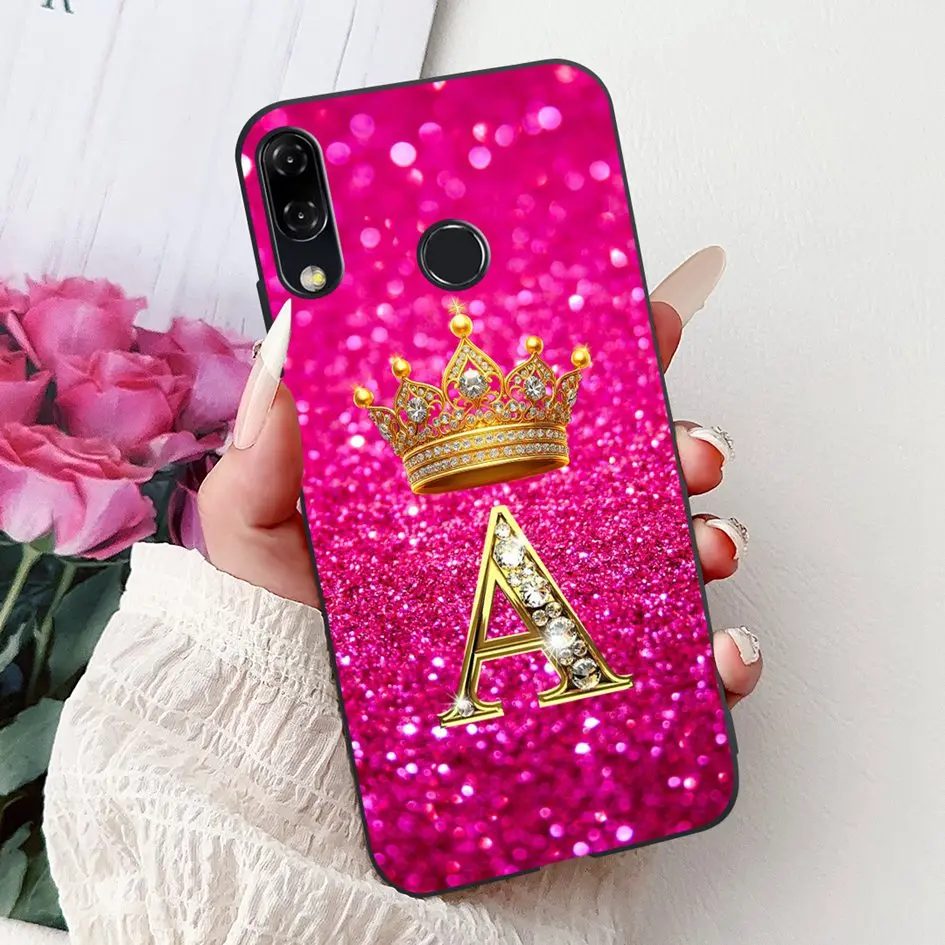 Luxury Crown Letters Soft Silicone TPU Phone Case Cover