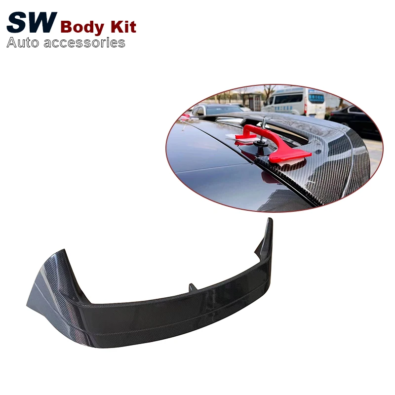 

CS Style Carbon Fiber Rear Roof Spoiler Wing Splitter for Volkswagen Golf 8 R MK8 G TI Hatchback 4-Door 2021-2022