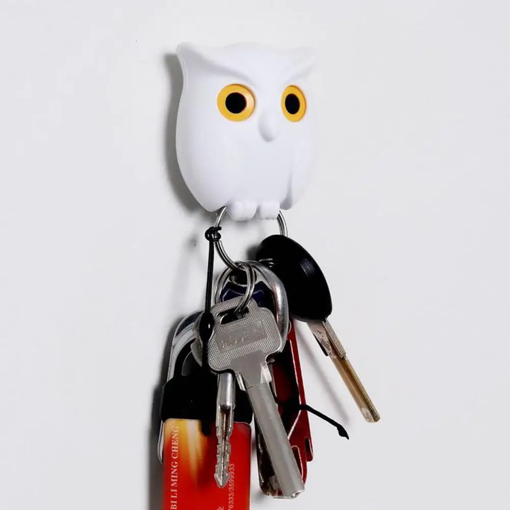 Description Picture 6 of itemHooks Owl Magnetic Key Hook Auto Blinking Cute Hooks No Punch Storage Hooks Kitchen Home Wall Decoration Hooks