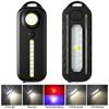 LED Red Blue Caution Emergency Police Light with Clip USB Rechargeable Shoulder Flashing Warning Safety Torch Bike Tail Lamp 2